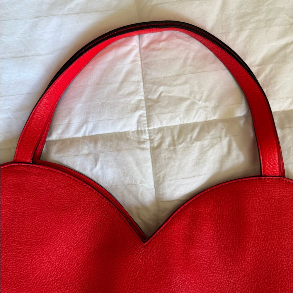 Kate Spade Red Love Birds Large Tote Bag - Picture 8 of 9